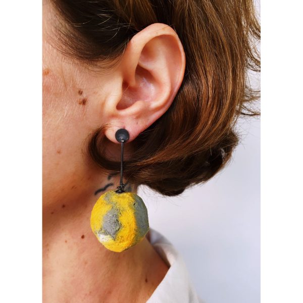 Orange Universe Earrings - Image 5