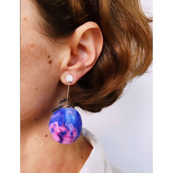 Hard As Cotton Universe Earrings No:2 - Görsel 5